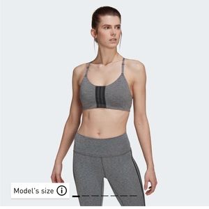 Adidas Optime Training Set - Biker Shorts and Bra